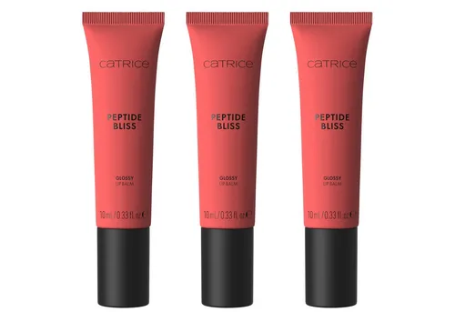 Catrice Lipgloss PEPTIDE BLISS GLOSSY LIP BALM, 3-tlg., für sinnlich aussehende Lippen