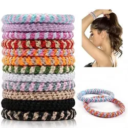 Haargummi Damen Elastisch Zopfgummi 12 Stück – Vielseitige Haaraccessoires - Praktische Haargummis für Sport, Partys und Alltagslooks. 12 bunte Farben für individuellen Stil, aus elastischem Material für einfaches Styling und optimalen Halt. Ideal zum Schutz Ihrer Haare ohne Spuren zu hinterlassen.