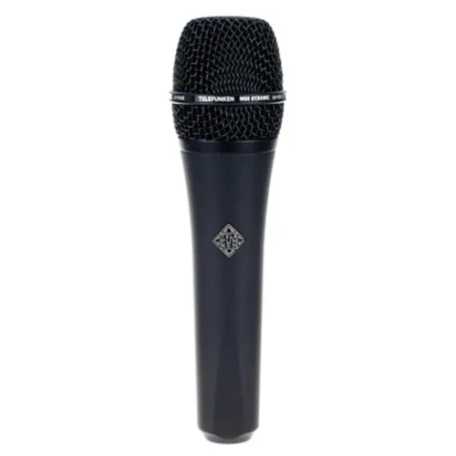 Telefunken M80 Black Mikrofon - Professionelles Mikrofon für Studio und Bühne mit hervorragender Klangübertragung und robustem Design, ideal für Vocals, Drums und E-Gitarre.