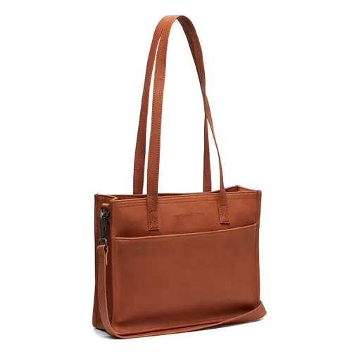 The Chesterfield Brand Estella Shopper Tasche Leder 30 cm braun - Elegante Estella Shoppertasche aus hochwertigem Leder, ideal für die moderne Frau. Gut organisiert mit praktischen Fächern und einem verstellbaren Schultergurt für flexibles Tragen.
