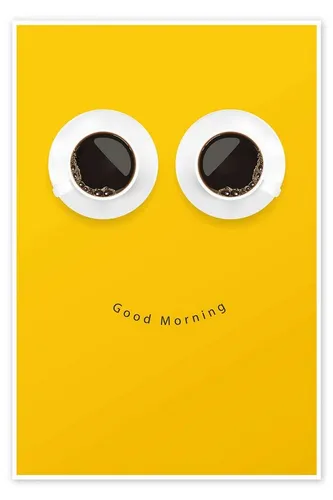 Posterlounge Poster Editors Choice, Good Morning, Coffee, Küche Illustration