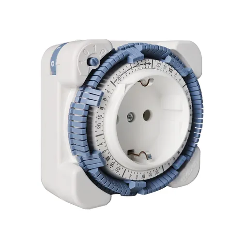 Analoge Steckdosen-Zeitschaltuhr theben timer 27 - Zeitschaltuhr für Steckdosen mit Wochenprogramm, ideal zur Automatisierung von Geräten und Energieeinsparung.