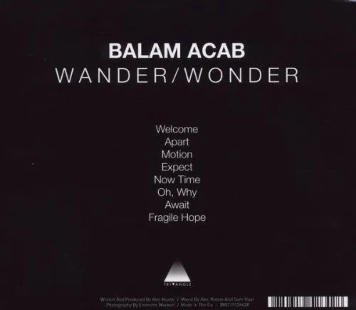 Produktbild Wander/Wonder by BALAM ACAB [Audio CD]