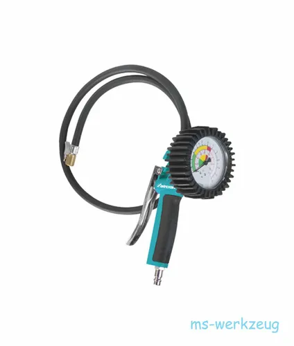Reifenfüller Pro-G geeicht - Druckluftwerkzeuge für präzises Reifenprüfen und -befüllen, mit hochwertigem, exakt ablesbarem Manometer und Schnellstecker für professionelle Nutzung.