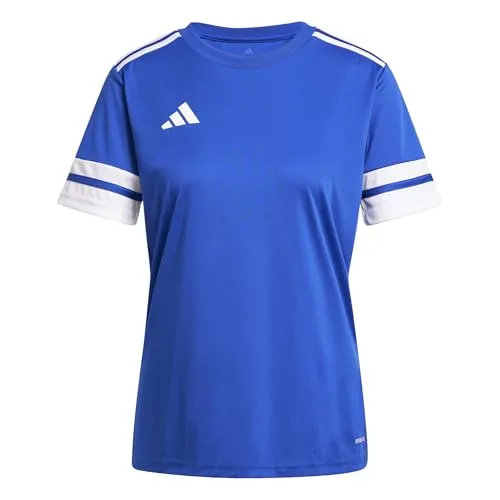 adidas Women's SQUADRA25 Jersey Kurzarm, Team royal Blue/White, XXS - Leichtes und atmungsaktives Trikot aus recyceltem Polyester, ideal für sportliche Aktivitäten und individuelle Designs.