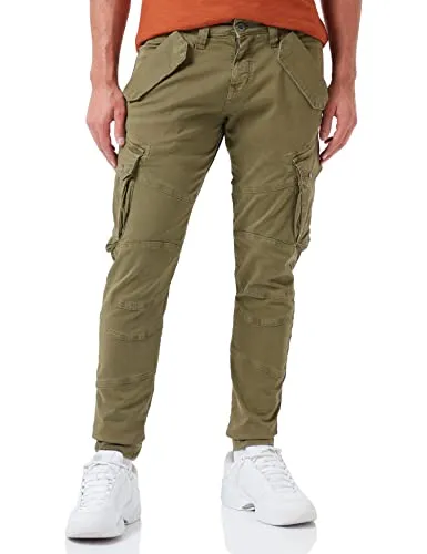 Alpha Industries Combat Pant LW Freizeithose für Damen Dark Olive