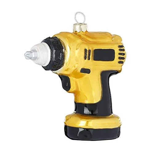 Christbaumschmuck Deko Figuren Weihnachtskugeln Glas - Akkuschrauber Bohrer 10cm