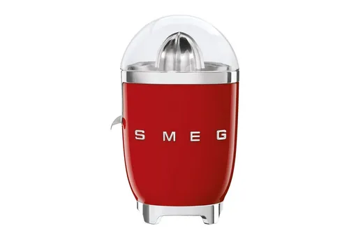Smeg Zitruspresse – Rot, Aluminium & Edelstahl - Entsafter in stilvollem Rot, aus hochwertigem Aluminium und Edelstahl, perfekt für frische Säfte aus Zitronen und Orangen.