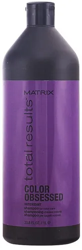 Matrix Total Results Color Obsessed Shampoo 1000 ml - Jumbo Shampoo für gefärbtes Haar, schützt die Farbintensität und sorgt für strahlenden Glanz. Ideal für alle Haartypen.