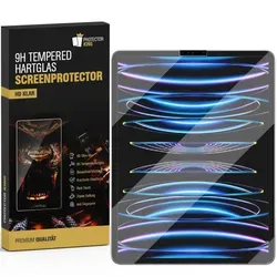 2x 9H Panzerglas iPad Pro 12.9 2022 Displayschutz Panzerfolie Schutzfolie Hartglas Schutzglas Displayglas Tempered Glasfolie Sicherheitsglas Echtglas
