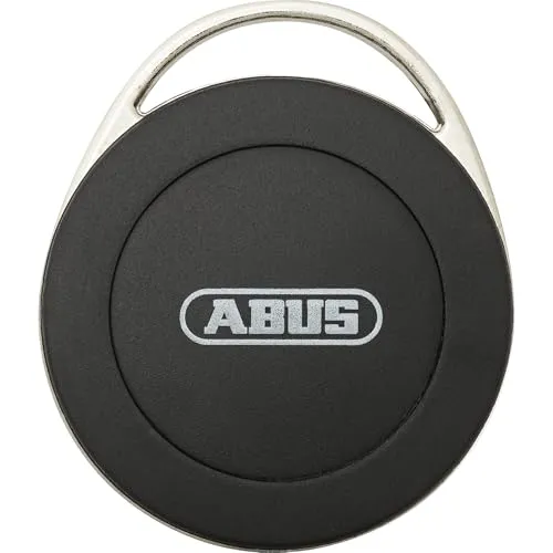 ABUS ID-Chipschlüsselanhänger für die Funk-Alarmanlage Smartvest Pro - RFID-Chip zum Ausschalten der Einbruchmelder am Bedienteil statt Code-Eingabe - schwarz