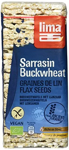 LIMA Buchweizenwaffeln mit Leinsamen, 130 g