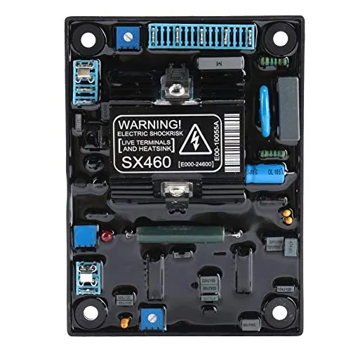 Spannungsregler,Automatischer Spannungsregler für Generator,SX460 Eingang 190-264VAC Automatischer Motorspannungsregler AVR Generator Zubehör
