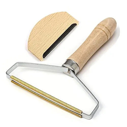Fusselrasierer, 2 Stück, Fusselentferner, Kamm aus Kaschmir, manuelle Anti-Borste für Kaschmir-Pullover, Kleidung, Werkzeug zum Entfernen von Fusseln von Kleidung