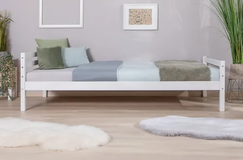 Ticaa Jugendbett Futonbett 96 cm, Kiefer von TiCAA