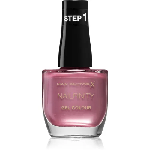 Max Factor Nailfinity Gel Colour Gel-Lack für Fingernägel - keine UV/LED Lampe erforderlich Farbton 240 Starlet 12 ml