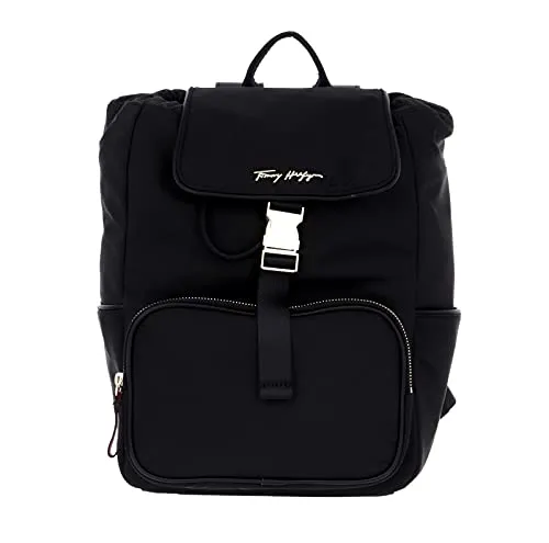 Tommy Hilfiger Easy Tommy Backpack Black #TH026 in schwarz von Tommy Hilfiger