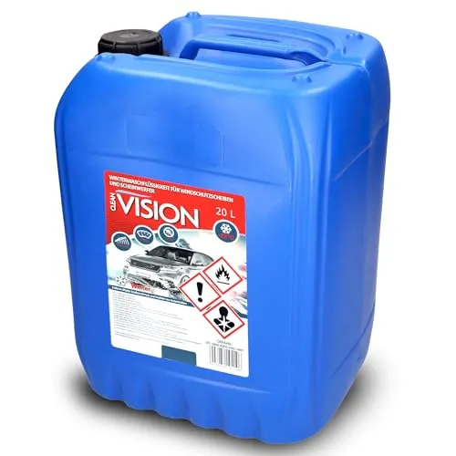 Scheibenfrostschutz –22 °C, 20 L gebrauchsfertig – Winter-Scheibenreiniger & Frostschutzmittel für Scheibenwaschanlage – klare Sicht für Auto, PKW, LKW & Scheinwerfer