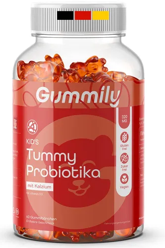 Gummily® Kinder Tummy Probiotika Gummibärchen - LABORGEPRÜFT - 60 Tage