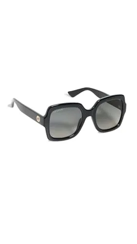 GUCCI Womens GG1337S Sunglasses, Black-Black-Grey, 54 von GUCCI