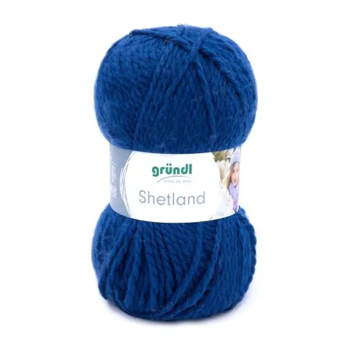 Gründl Wolle Shetland 100 g blau  Wolle