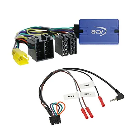 Lenkradfernbedienung Adapter Interface LFB Multi-Anschluss passend für Dacia Duster ab 2010 kompatibel mit verschiedenen Autoradios