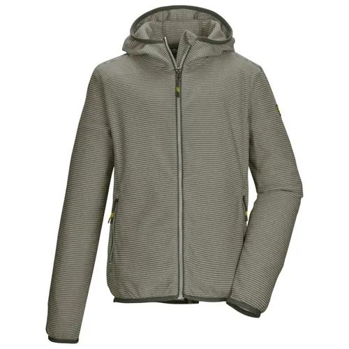 killtec KOW 246 BYS Fleece Jacket dunkeloliv (00756) 140 - Ski Mid Layer und Fleecejacken für Kinder & Jugendlichen, ideal als Midlayer oder leichte Übergangsjacke mit elastischen Bündchen für optimalen Komfort und Wärme.