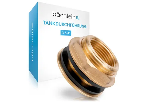 Bächlein Auslaufventil Regentonnendurchführung Fassverschraubung Tankdurchführung Messing