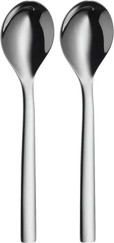 WMF Müslilöffel NUOVA SEI 2 Stück 16,5 cm - Besteck-Einzelteile, modernes Design und spülmaschinenfest aus hochwertigem Chromargan für langlebigen Genuss.