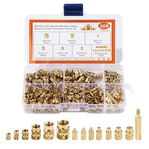 Schrauben & Muttern Gold von BUCOMTU