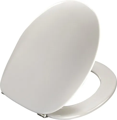 Pressalit WC-Sitz 2000 inkl. UN3 Universalscharnier - Robuster WC-Sitz mit Edelstahlscharnieren, ideal für hohe Belastungen bis 240 kg - perfekt für jedes Bad