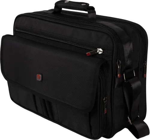 Arbeitstasche Umhängetasche Flugbegleiter Herrentasche Schwarz XXL K99925