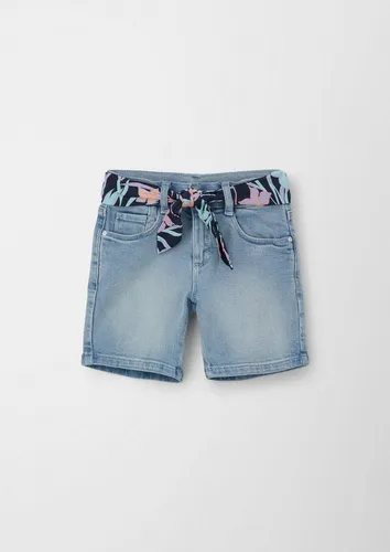 s.Oliver Jeansshorts Jeans-Bermuda Jeans-Bermuda / Loose Fit / Super High Rise / Wide Leg / Bindegürtel