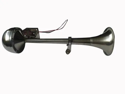 Elektrische Signalhorn Bootshorn Nebelhorn Bootshupe 12V Edelstahl