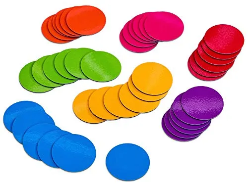 Betzold - Magnet-Set bunt 42-TLG. - Tafelmagnete Kühlschrankmagnete Markierung Lehrer