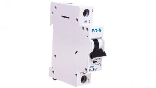 Eaton 278529 Leitungsschutzschalter - 6A, 1P, B-Char, zuverlässiger Schutz für Ihre Elektroinstallation