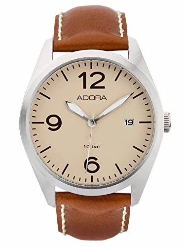 Adora Herrenuhr mit Lederband 46 MM von Adora