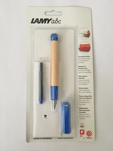 Lamy ABC Füller Füllhalter Anfänger Schreiblernfüller blau LINKSHÄNDER Neu