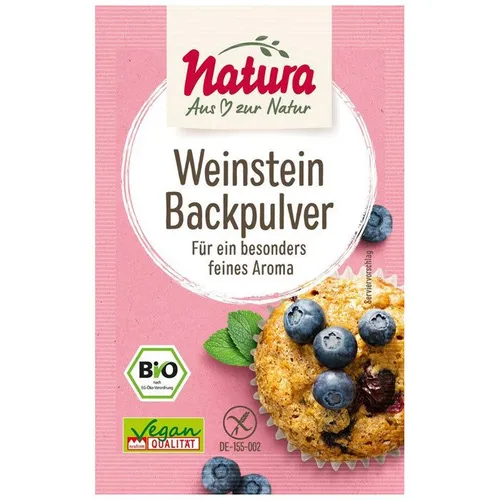 Natura Weinstein Backpulver, bio 54g von Natura