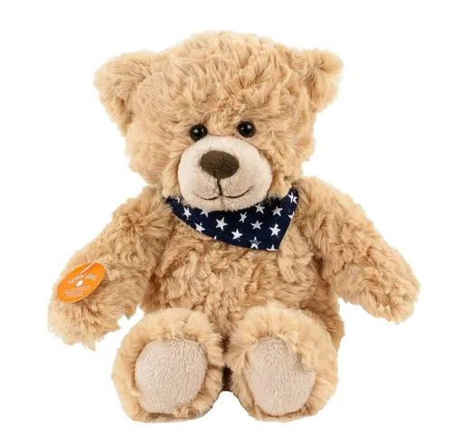 Teddy Hermann® Kuscheltier Teddybär mit Sternetuch 23 cm