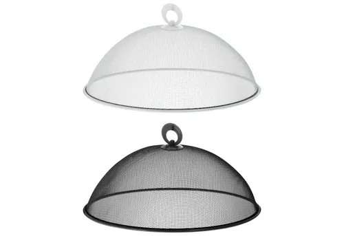 HAC24 Schutzhaube Speisen Abdeckhaube Speiseschirm Speisenhaube Fliegenhaube,(2-tlg) Metall Ø 30 cm