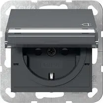 Gira Steckdosen Grau von Gira