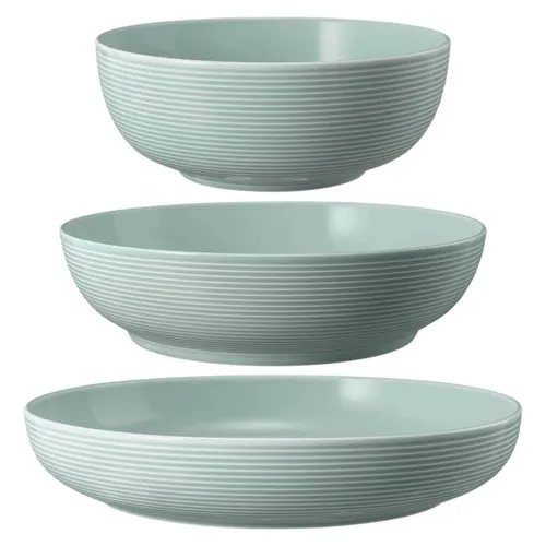 Seltmann Weiden Beat Color Glaze Foodbowl Set 3-teilig in blau von Seltmann Weiden