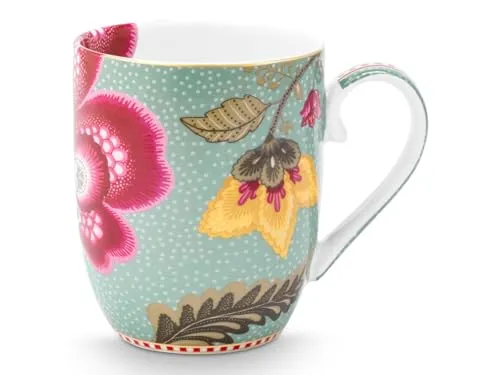 Pip Studio Blooming Tales Fantasy Blue Henkelbecher Small 0,2l