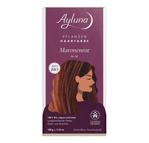 Ayluna Haarfarbe Haarfarbe - Nr.50 Maronenrot 100g
