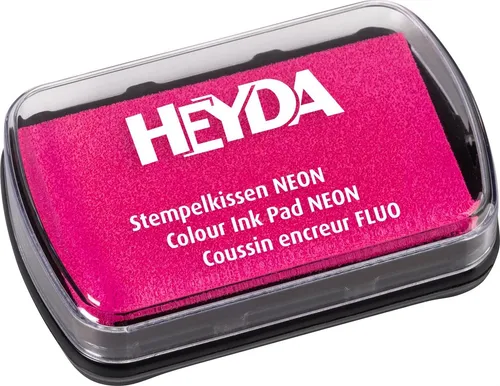 Heyda Stempel HEYDA 204888432 Stempelkissen Neon 9 x6 cm neonpink