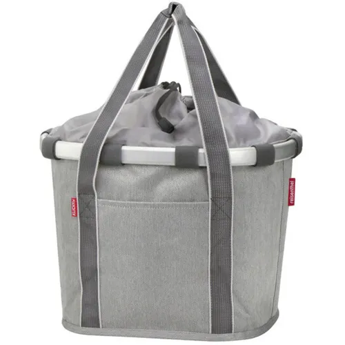 KLICKfix BIKEBASKET HERINGBONE GREY