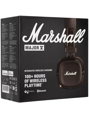 Marshall Major V On-Ear-Kopfhörer Bluetooth braun von Marshall