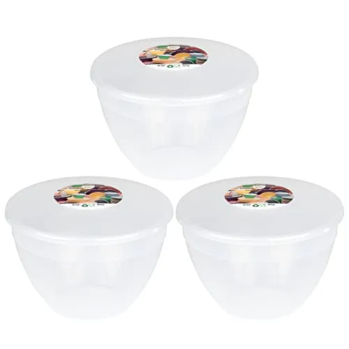 Just Puddingformen Multipack (3 Stück), Plastik, Farblos, 2-pint, 1.14lt