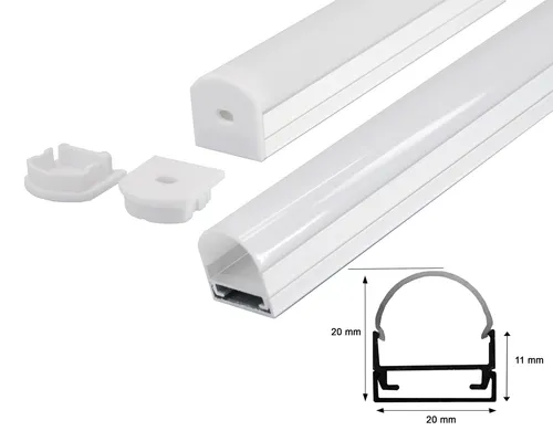 LED Aluprofil Aluminium Profil Alu Schiene Montage Profil Leiste für LED Strip